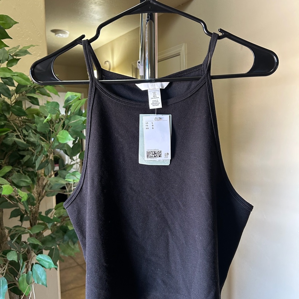 H&M Classic Black Tank Top